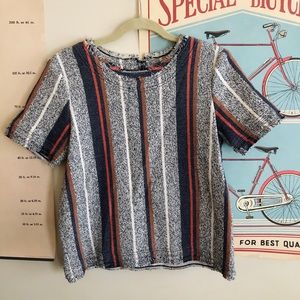Short Sleeve Sweater Shirt